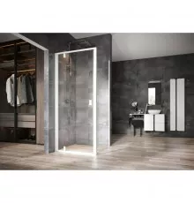 Душевой уголок 80х100 см Ravak Nexty NDOP1 + NPSS 03O40101Z1 + 90OA0100Z1 прозрачное