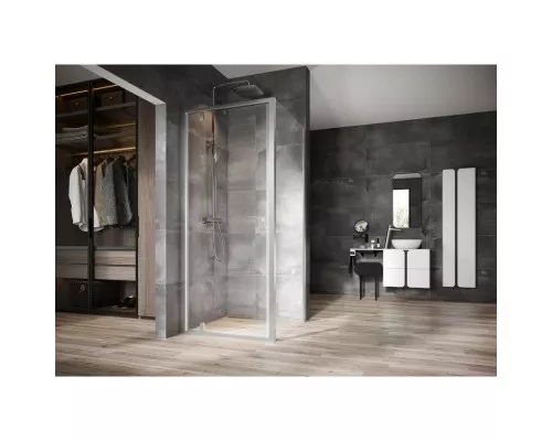 Приобрести Душевой уголок 90х80 см Ravak Nexty NDOP1 + NPSS 03O70U00Z1 + 90O40U00Z1 прозрачное в магазине сантехники Santeh-Crystal.ru