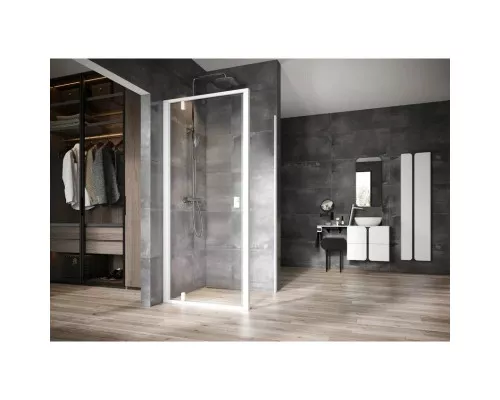 Купить Душевой уголок 90х80 см Ravak Nexty NDOP1 + NPSS 03O70101Z1 + 90O40100Z1 прозрачное в магазине сантехники Santeh-Crystal.ru