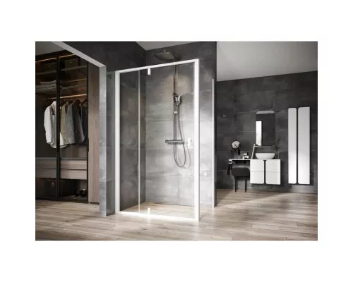 Приобрести Душевой уголок 100х90 см Ravak Nexty NDOP2 + NPSS 03OA0101Z1 + 90O70100Z1 прозрачное в магазине сантехники Santeh-Crystal.ru