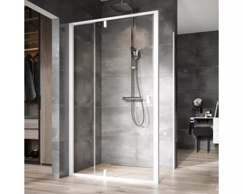 Купить Душевой уголок 100х100 см Ravak Nexty NDOP2 + NPSS 03OA0101Z1 + 90OA0100Z1 прозрачное в магазине сантехники Santeh-Crystal.ru