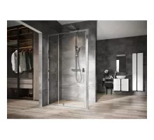 Душевой уголок 110х100 см Ravak Nexty NDOP2 + NPSS 03OD0C00Z1 + 90OA0C00Z1 прозрачное