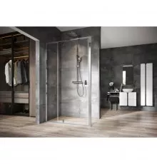 Душевой уголок 110х100 см Ravak Nexty NDOP2 + NPSS 03OD0C00Z1 + 90OA0C00Z1 прозрачное