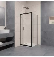 Душевой уголок 77-90х80 см RGW PA-32B (PA-02B+Z-050-1B) Passage 04083288-014 прозрачное