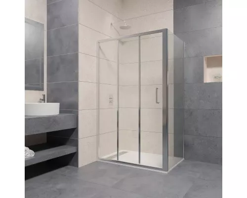 Купить Душевой уголок 110х80 см RGW PA-73 (PA-13+Z-050-2) Passage 060873118-011 прозрачное в магазине сантехники Santeh-Crystal.ru