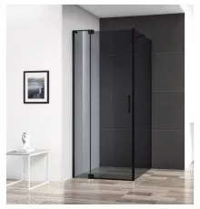 Душевой уголок 100-110х79,5 см Cezares SLIDER-AH-1-80-100/110-GRIGIO-NERO серое