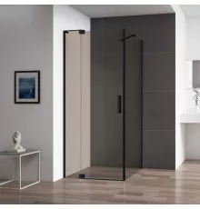 Душевой уголок 100-110х89,5 см Cezares SLIDER-AH-1-90-100/110-BR-NERO бронза