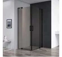 Душевой уголок 80-90х70-80 см Cezares SLIDER-AH-2-70/80-80/90-BR-NERO бронза