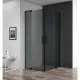 Купить Душевой уголок 100-110х80-90 см Cezares SLIDER-AH-2-80/90-100/110-GRIGIO-NERO серое в магазине сантехники Santeh-Crystal.ru