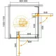 Купить Душевой уголок 100-110х80-90 см Cezares SLIDER-AH-2-80/90-100/110-GRIGIO-NERO серое в магазине сантехники Santeh-Crystal.ru