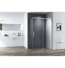 Душевой уголок 120х100 см Cezares DUET SOFT-M-AH-1-120/100-C-Cr прозрачное