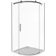 Приобрести Душевой уголок 90х90 см Good Door Galaxy R-90-C-B прозрачное в магазине сантехники Santeh-Crystal.ru