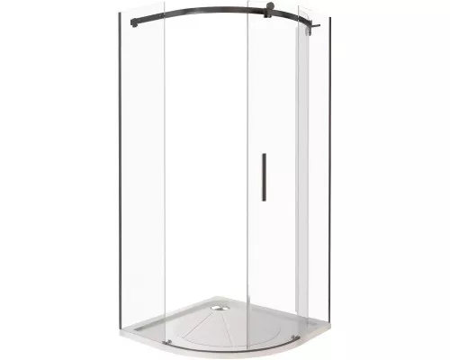 Приобрести Душевой уголок 90х90 см Good Door Galaxy R-90-C-B прозрачное в магазине сантехники Santeh-Crystal.ru