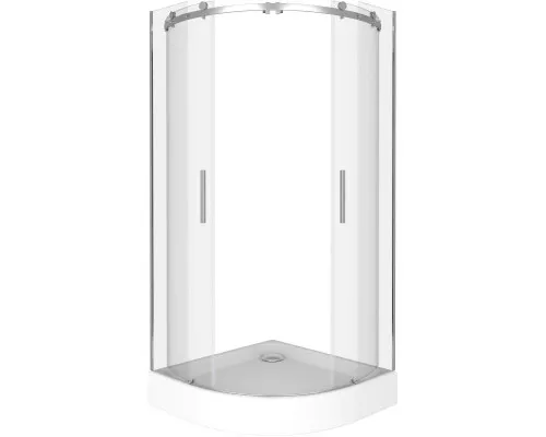 Приобрести Душевой уголок 100х100 см Good Door Galaxy R-TD-100-C-CH прозрачное в магазине сантехники Santeh-Crystal.ru