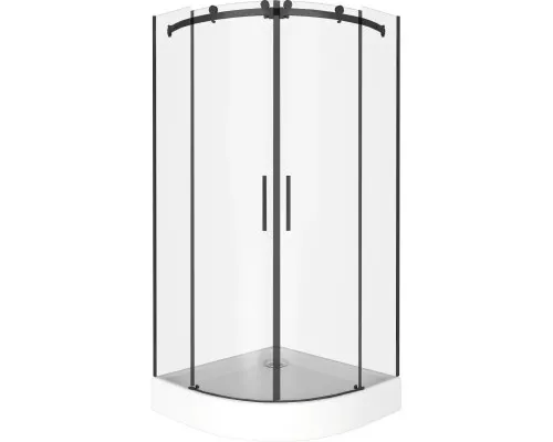 Приобрести Душевой уголок 90х90 см Good Door Galaxy R-TD-90-C-B прозрачное в магазине сантехники Santeh-Crystal.ru