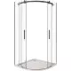 Приобрести Душевой уголок 90х90 см Good Door Galaxy R-TD-90-C-B прозрачное в магазине сантехники Santeh-Crystal.ru