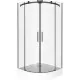 Купить Душевой уголок 100х100 см Good Door Galaxy R-TD-100-C-B прозрачное в магазине сантехники Santeh-Crystal.ru