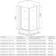 Купить Душевой уголок 80х80 см Good Door Fantasy CR-80-С-CH прозрачное в магазине сантехники Santeh-Crystal.ru