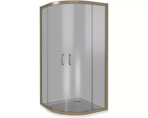 Приобрести Душевой уголок 100х100 см Good Door Jazz R-100-B-BR тонированное в магазине сантехники Santeh-Crystal.ru