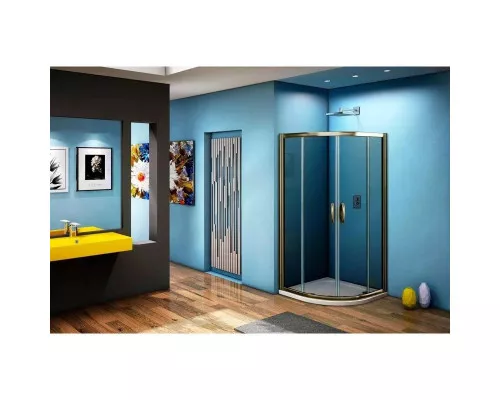 Купить Душевой уголок 120х120 см Good Door Jazz R-120-B-BR тонированное в магазине сантехники Santeh-Crystal.ru