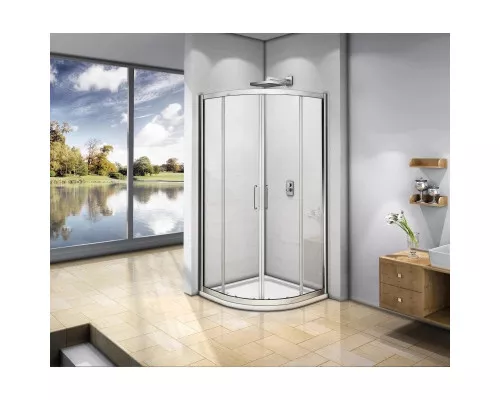 Приобрести Душевой уголок 90х90 см Good Door Neo R-90-C-CH прозрачное в магазине сантехники Santeh-Crystal.ru
