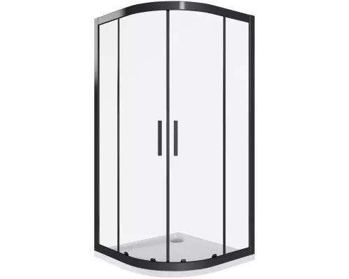 Купить Душевой уголок 100х100 см Good Door Cofe R-100-C-B прозрачное в магазине сантехники Santeh-Crystal.ru