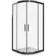 Купить Душевой уголок 100х100 см Good Door Cofe R-100-C-B прозрачное в магазине сантехники Santeh-Crystal.ru