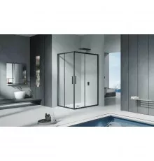 Душевой уголок 120х80 см Good Door Cofe CR-120-80-C-B прозрачное