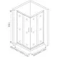 Приобрести Душевой уголок 120х80 см Good Door Cofe CR-120-80-C-B прозрачное в магазине сантехники Santeh-Crystal.ru