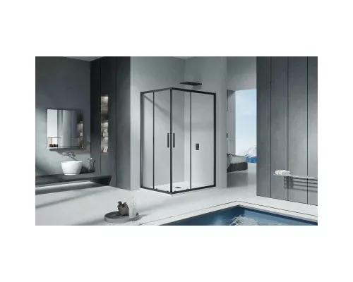 Заказать Душевой уголок 120х90 см Good Door Cofe CR-120-90-C-B прозрачное в магазине сантехники Santeh-Crystal.ru