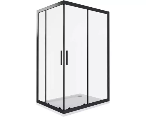 Заказать Душевой уголок 120х90 см Good Door Cofe CR-120-90-C-B прозрачное в магазине сантехники Santeh-Crystal.ru