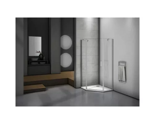 Купить Душевой уголок 100х100 см Good Door Mokka PNT-100-C-WE прозрачное в магазине сантехники Santeh-Crystal.ru