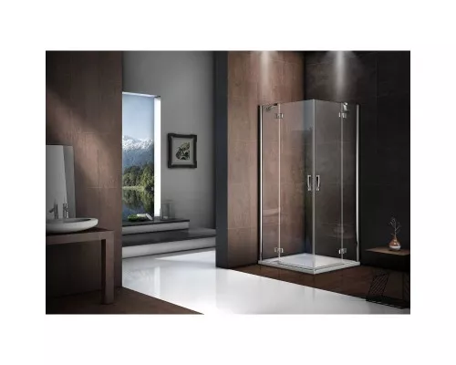 Приобрести Душевой уголок 100х100 см Good Door Saturn CR-100-C-CH прозрачное в магазине сантехники Santeh-Crystal.ru