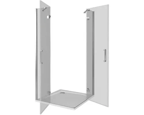 Приобрести Душевой уголок 100х100 см Good Door Saturn CR-100-C-CH прозрачное в магазине сантехники Santeh-Crystal.ru