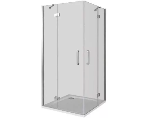 Приобрести Душевой уголок 100х100 см Good Door Saturn CR-100-C-CH прозрачное в магазине сантехники Santeh-Crystal.ru