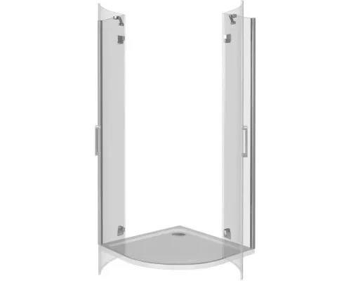 Приобрести Душевой уголок 90х90 см Good Door Saturn R-90-C-CH прозрачное в магазине сантехники Santeh-Crystal.ru