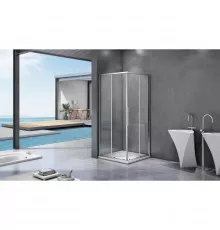 Душевой уголок 90х90 см Good Door Idea CR-90-C-CH прозрачное
