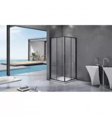 Душевой уголок 80х80 см Good Door Idea CR-80-C-B прозрачное