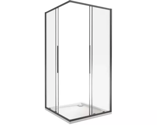 Приобрести Душевой уголок 100х100 см Good Door Idea CR-100-C-B прозрачное в магазине сантехники Santeh-Crystal.ru