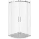 Приобрести Душевой уголок 100х100 см Good Door Altair R-TD-100-C-CH прозрачное в магазине сантехники Santeh-Crystal.ru