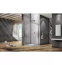 Душевой уголок 80х80 см Good Door Lira CR-80-C-CH прозрачное