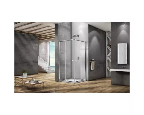 Купить Душевой уголок 90х90 см Good Door Lira CR-90-C-CH прозрачное в магазине сантехники Santeh-Crystal.ru