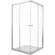 Купить Душевой уголок 100х100 см Good Door Lira CR-100-C-CH прозрачное в магазине сантехники Santeh-Crystal.ru