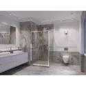 Душевой уголок 100х120 см Ambassador Forsa 17021116AX-120AX прозрачное