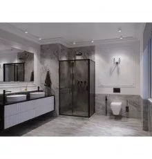 Душевой уголок 120х80 см Ambassador Forsa 17022218ABB-80ABB тонированное