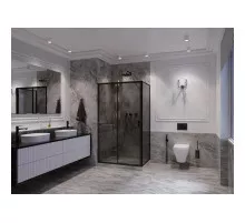 Душевой уголок 120х90 см Ambassador Forsa 17022218ABB-90ABB тонированное