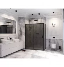 Душевой уголок 150х110 см Ambassador Forsa 17022221ABB-110ABB тонированное