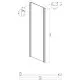 Купить Боковая стенка 110 см Ambassador Intense 110IX прозрачное в магазине сантехники Santeh-Crystal.ru