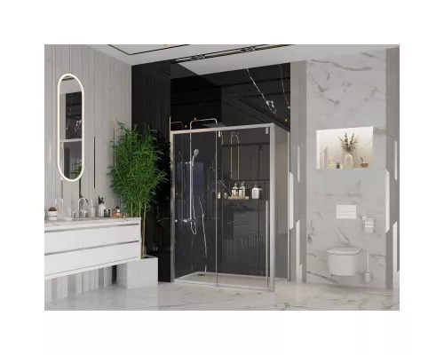 Купить Боковая стенка 110 см Ambassador Intense 110IX прозрачное в магазине сантехники Santeh-Crystal.ru