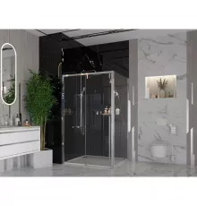 Душевой уголок 120х80 см Ambassador Intense 110021101IX-80IX прозрачное